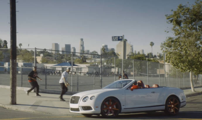 Funny commercial for insurance company destroys a Bentley Continental GT