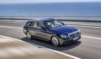 2017 Mercedes E-Class Estate - Official pictures and details