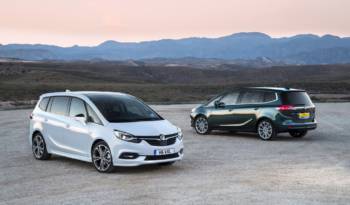 2017 Vauxhall Zafira Tourer details released