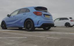Drag battle: Mercedes A45 AMG vs Audi RS3