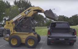 Honda Ridgeline demonstrates its bed is tougher then Silverado and F-150