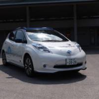 Nissan Leaf demonstrated the ProPilot function