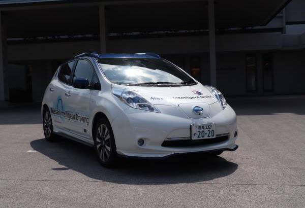 Nissan Leaf demonstrated the ProPilot function