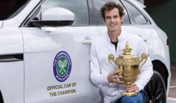 Jaguar celebrates Andy Murray Wimbledon victory