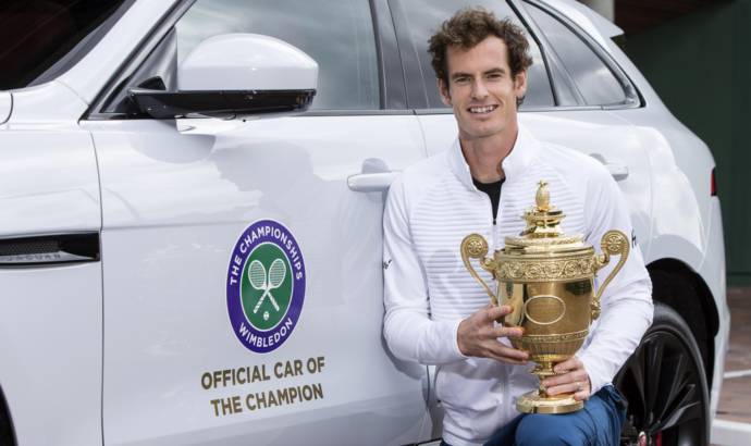 Jaguar celebrates Andy Murray Wimbledon victory