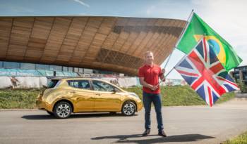 Nissan to offer gold-wrapped Leaf to UK medalists at Rio
