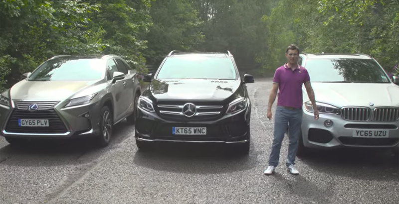 BMW X5 tested against Lexus RX and Mercedes GLE