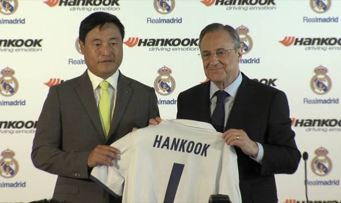 Hankook will support Real Madrid for three seasons