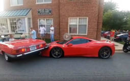 How to ram two awesome cars with one hit (Video)
