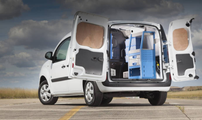 Renault Kangoo offered with Ready4Work racking solution