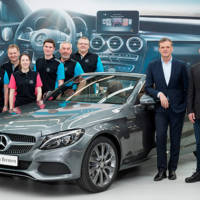 The first Mercedes-Benz C-Class Cabriolet rolled off the assembly line