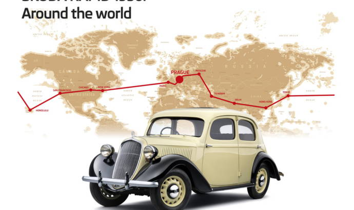 80 anniversary for Skoda Rapid's trip around the world