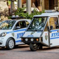 NYC Police Department has a fleet of Smart ForTwos