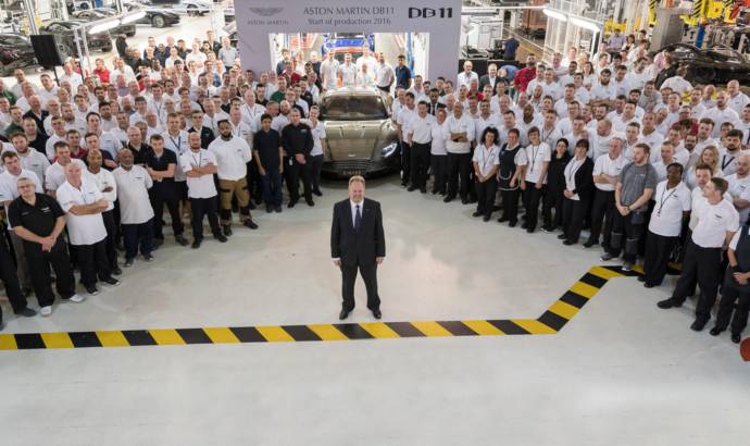 Aston Martin DB11 enters production at Gaydon