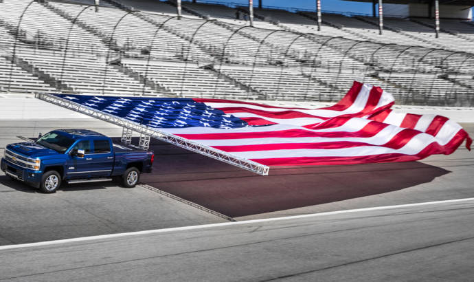 Chevrolet Silverado HD towed the largest flag in the world