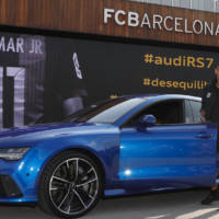 FC Barcelona players receive new Audis