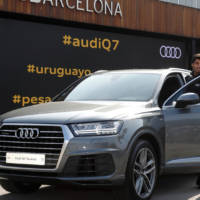 FC Barcelona players receive new Audis