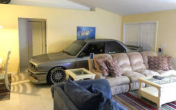 He parked his E30 M3 in living room to ditch the Matthew