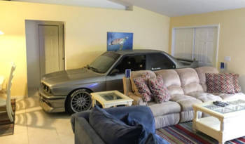 He parked his E30 M3 in living room to ditch the Matthew