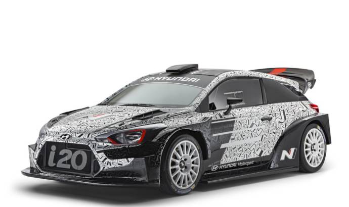 Hyundai unveiled its 2017 i20 WRC racecar