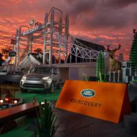 Land Rover Discovery unveiled on a Lego version of Tower Bridge