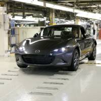 Mazda MX-5 enters production in Japan