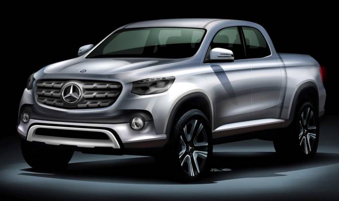 Mercedes-Benz pick-up truck will be detailed this month