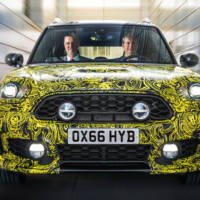 Mini Countryman Hybrid teased ahead of its debut