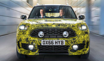 Mini Countryman Hybrid teased ahead of its debut