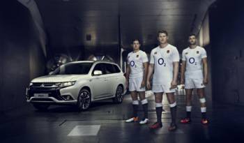 Mitsubishi UK supports the England Rugby team