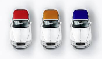 Rolls Royce Dawn inspired by fashion makes an appearance