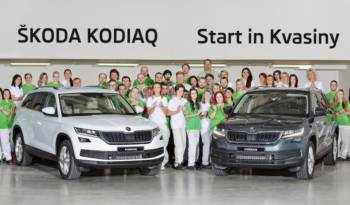 Skoda Kodiaq enters production in Kvasiny