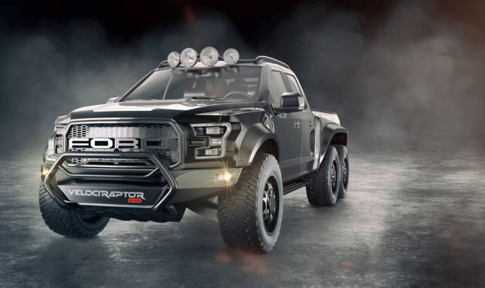 This is the upcoming Hennessey VelociRaptor 6X6