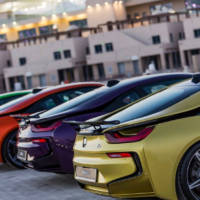 Colorful BMW i8s - Feel the rainbow, taste the rainbow