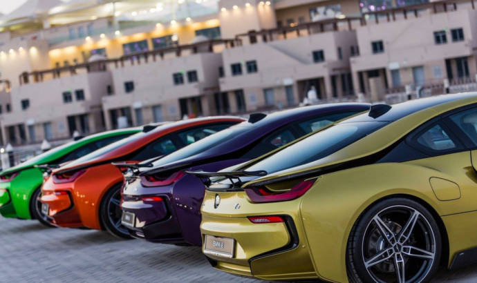 Colorful BMW i8s - Feel the rainbow, taste the rainbow