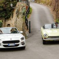 Fiat 124 Spider celebrates its 50 years anniversary