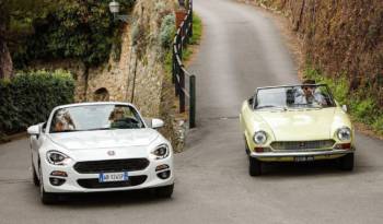 Fiat 124 Spider celebrates its 50 years anniversary