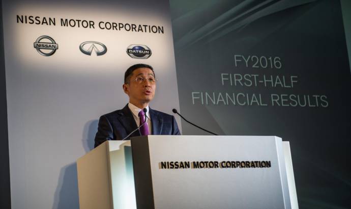 Nissan announced its first half results for fiscal year 2016