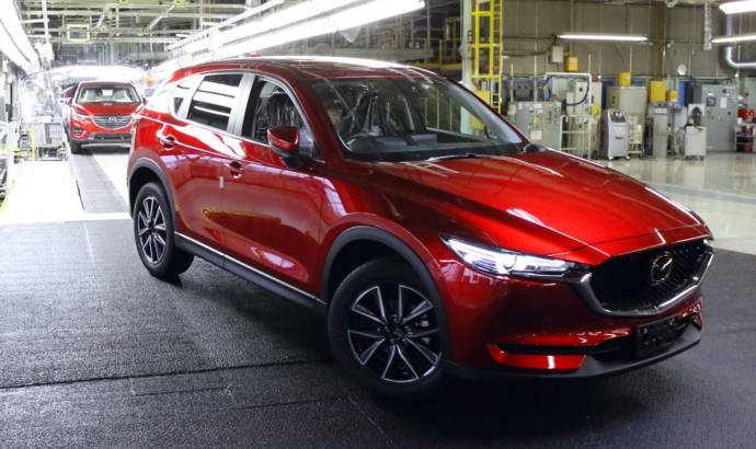 Production of all-new 2017 Mazda CX-5 begins