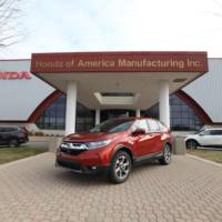 2017 Honda CR-V production starts in Ohio