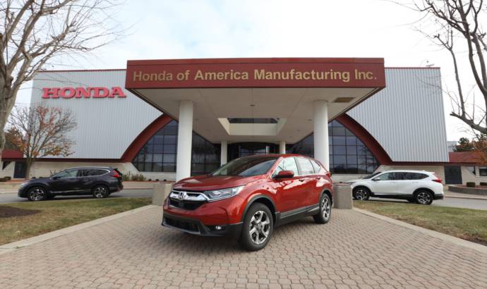 2017 Honda CR-V production starts in Ohio