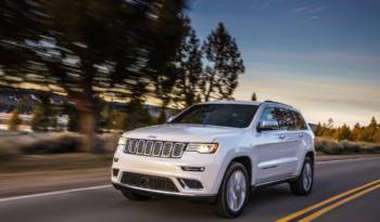2017 Jeep Grand Cherokee earns NHTSA five-star rating