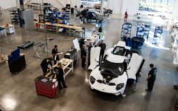 First Ford GT rolls of the line