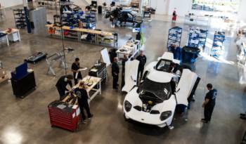 First Ford GT rolls of the line