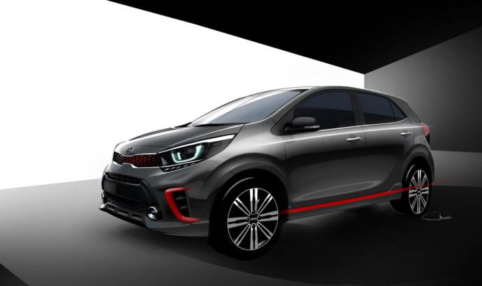 Kia Picanto teased ahead of its debut