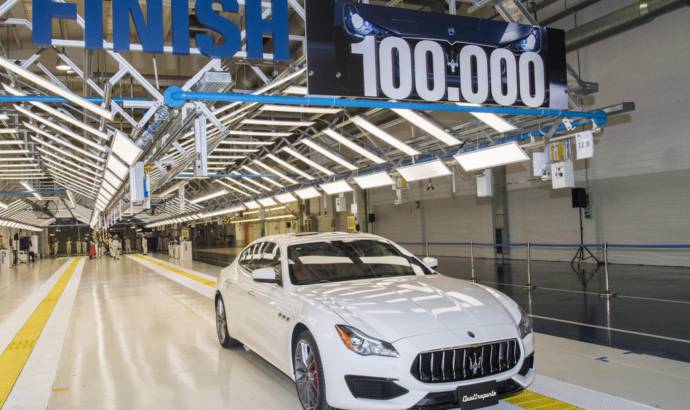 Maserati builds its 100.000th car in Giovanni Agnelli plant