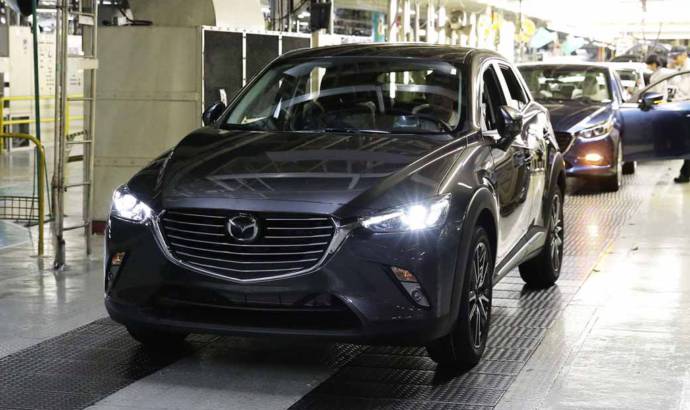 Mazda CX-3 enters production in Hofu plant