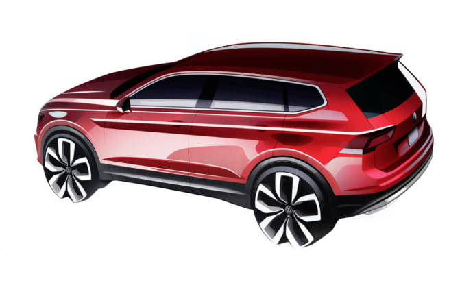 Volkswagen Tiguan Allspace will be unveiled in Detroit