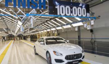 Maserati builds its 100.000th car in Giovanni Agnelli plant