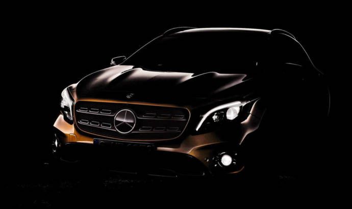 2018 Mercedes-Benz GLA facelift - First teaser picture